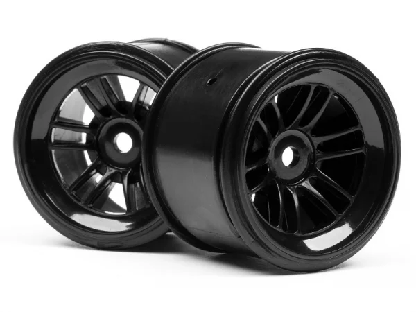 HPI FT01 Wheel Set (Black/Front 2Pcs/Rear 2Pcs)