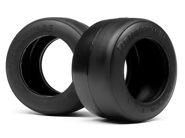 HPI Bridgestone High Grip FT01 Slick Tyre M (Rear) — image 1 of 4