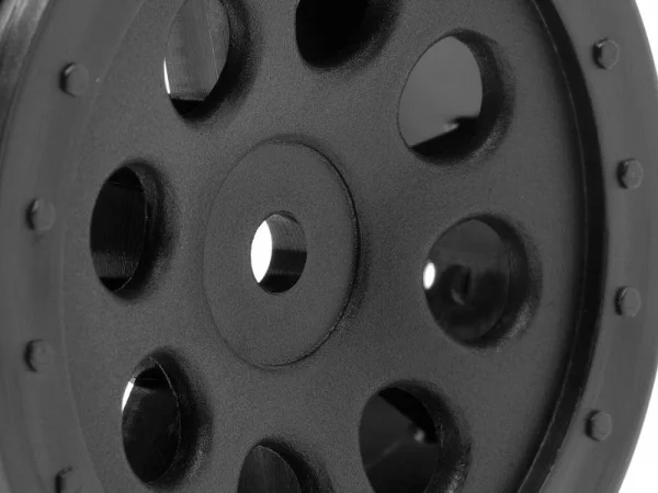 HPI ST-8 Wheel Black (0mm Offset/2Pcs) — image 3 of 4