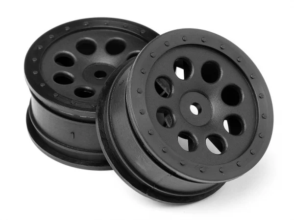 HPI ST-8 Wheel Black (0mm Offset/2Pcs) — image 4 of 4