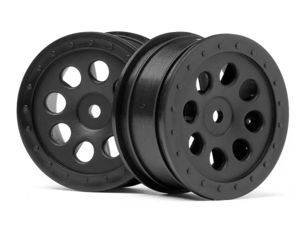 HPI ST-8 Wheel Black (0mm Offset/2Pcs) — image 1 of 4