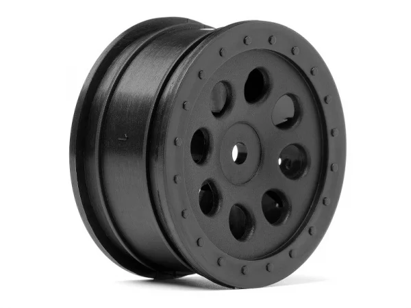 HPI ST-8 Wheel Black (0mm Offset/2Pcs) — image 2 of 4