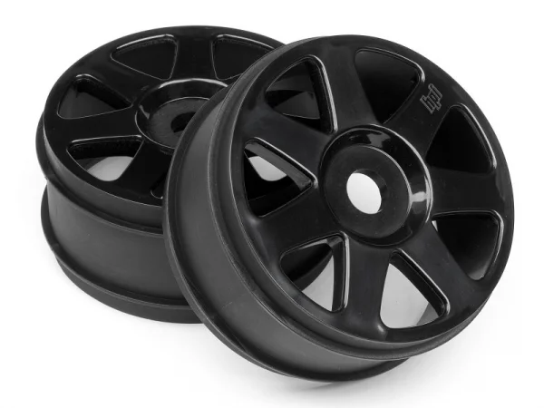 HPI V7 1:8 Buggy Wheel (42x83mm) - Black - 1 Pair ** CLEARANCE **