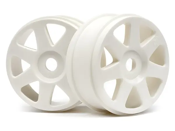 HPI V7 1:8 Buggy Wheel (42x83mm) - White - 1 Pair — image 1 of 4