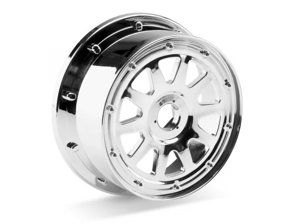 HPI Tr-10 Wheel Chrome (120X65mm/-10mm Offset) — image 1 of 3