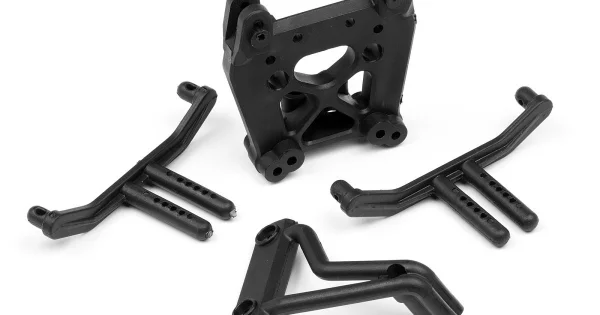 HPI Savage XS Shock Tower/Body Mount/Roll Bar Set — image 1 of 2