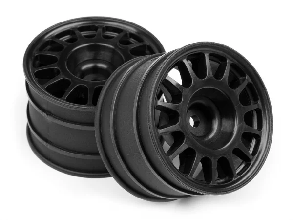 HPI WR8 Rally Off Road Wheels - 48 x 33mm - Black (2)