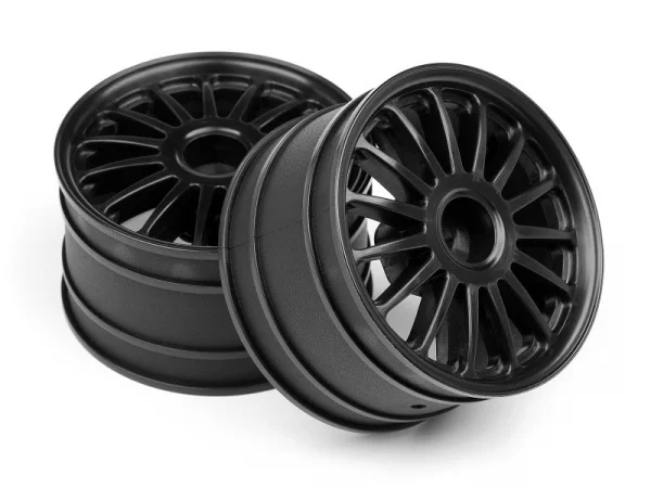 HPI WR8 Tarmac On Road Wheels - 57 x 35mm - Black (2)