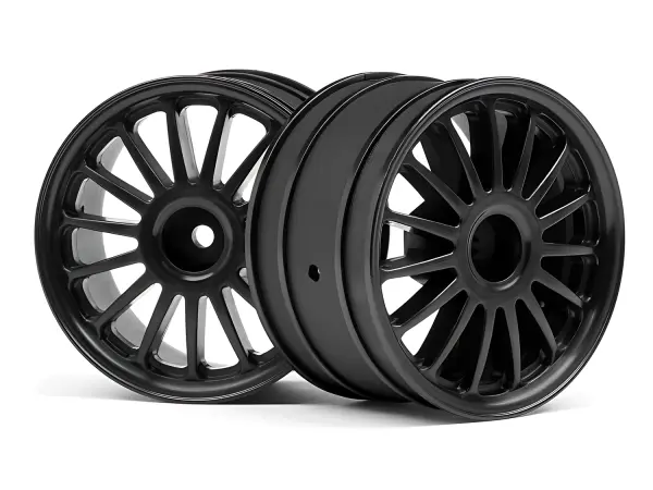 HPI WR8 Tarmac On Road Wheels - 57 x 35mm - Black (2) — image 1 of 4