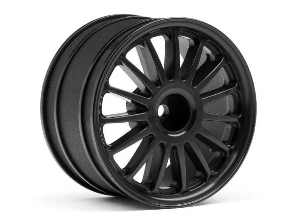 HPI WR8 Tarmac On Road Wheels - 57 x 35mm - Black (2)