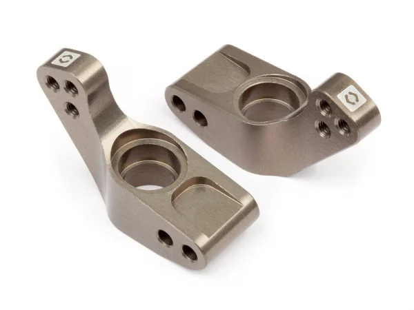 HPI Hard Anodized Alloy Rear Hub Carriers (0 Degree) for WR8 / Bullet