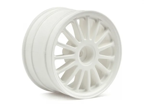 HPI WR8 White Tarmac Wheels (2) - 57 x 35mm