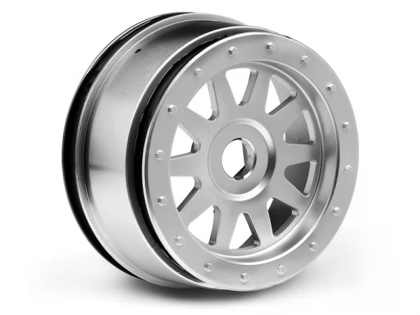 HPI Tr-10 Glue-Lock Wheel Matte Chrome (120X60mm/2Pcs)