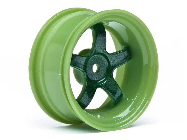 HPI Work Meister S1 Wheels - Green - 6mm Offset - 1 Pair
