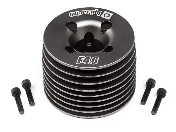 HPI Aluminium Heatsink Head (Gunmetal/F4.6 V2)