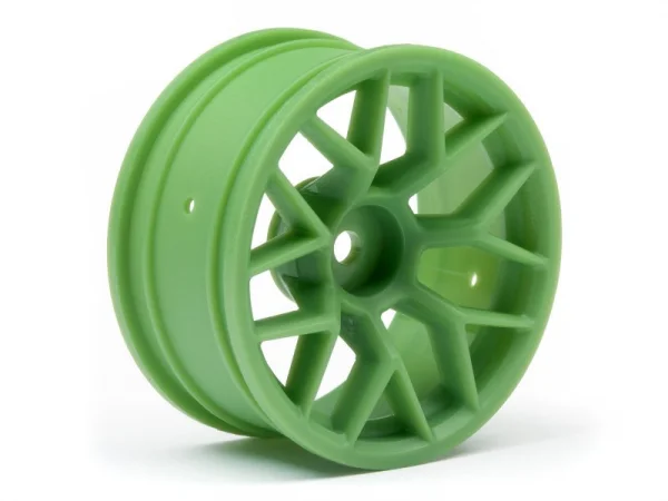 HPI RTR 26mm Wheel - Green - 6mm Offset - 1 Pair