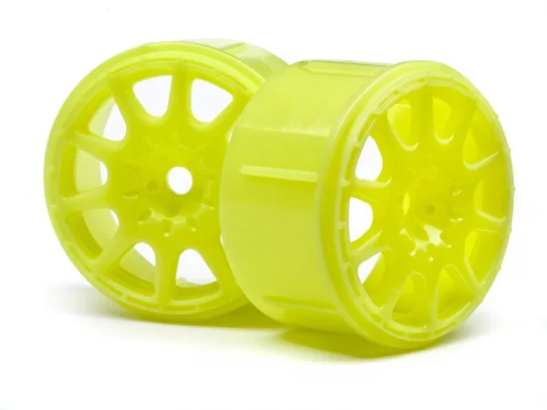 HPI Micro RS4 Rally Wheel 17mm - Yellow - 4 Pack — image 1 of 3