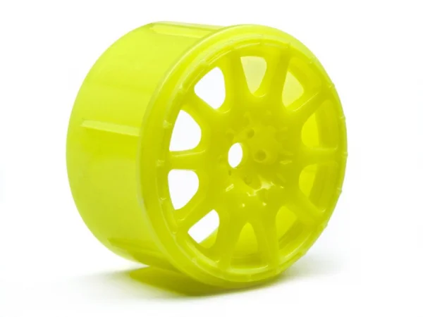 HPI Micro RS4 Rally Wheel 17mm - Yellow - 4 Pack — image 2 of 3