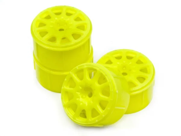 HPI Micro RS4 Rally Wheel 17mm - Yellow - 4 Pack — image 3 of 3