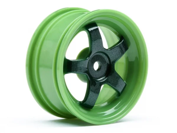 HPI Work Meister S1 Wheels - Green - 0mm Offset - 1 Pair