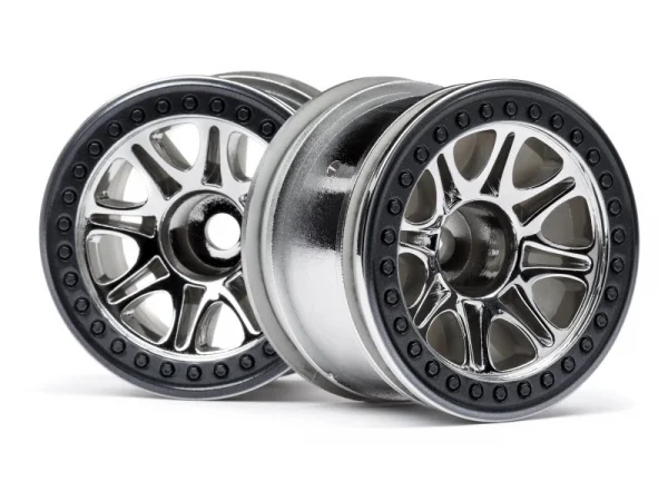 HPI Split 8 2.2 Truck Wheels - Chrome - 1 Pair — image 1 of 4