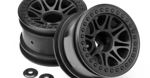HPI Split 8 2.2 Truck Wheels - Black - 1 Pair — image 5 of 5