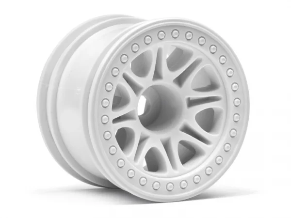 HPI Split 8 2.2 Truck Wheels - White - 1 Pair