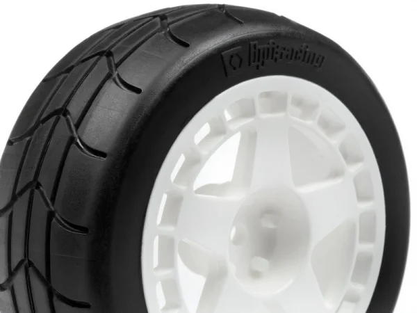 HPI WR8 Gymkhana Tyres Assembled on Fifteen52 TurboMac White Wheels - 1 Pair &mdash; image 3 of 5