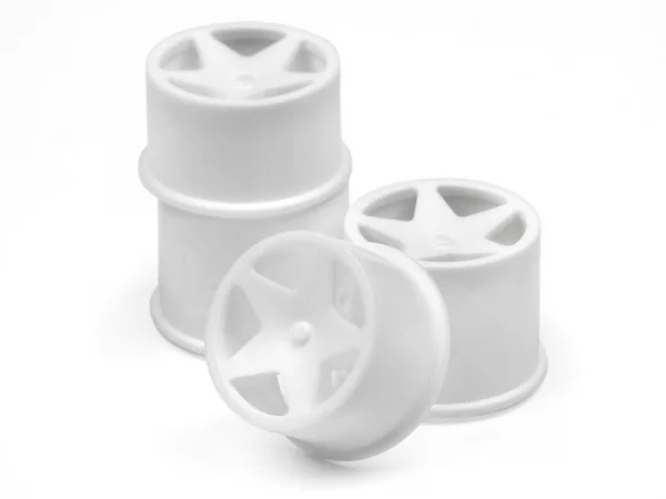 HPI Baja Q32 Super Star Wheel Set - White - 4 Pack