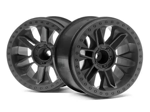 HPI 6-Shot ST Wheel (Black/2Pcs) — image 1 of 5