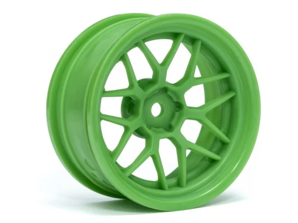HPI Tech 7 Green Wheels - 52x26mm +6mm Offset - 1 Pair