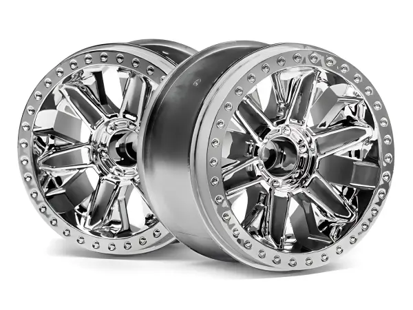HPI 6-Shot ST Wheel (Chrome/2Pcs) — image 1 of 5