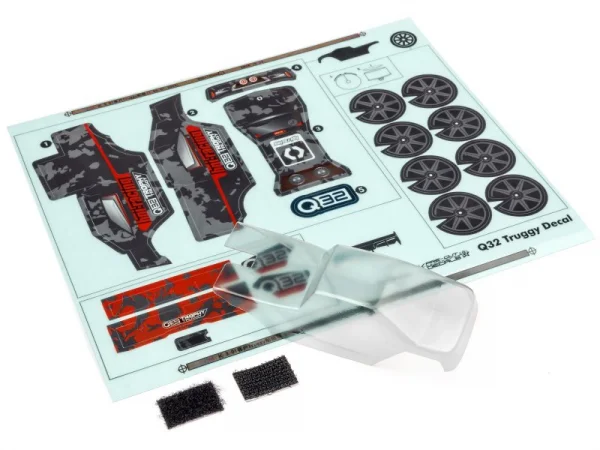 HPI Q32 Trophy Truggy Body Clear