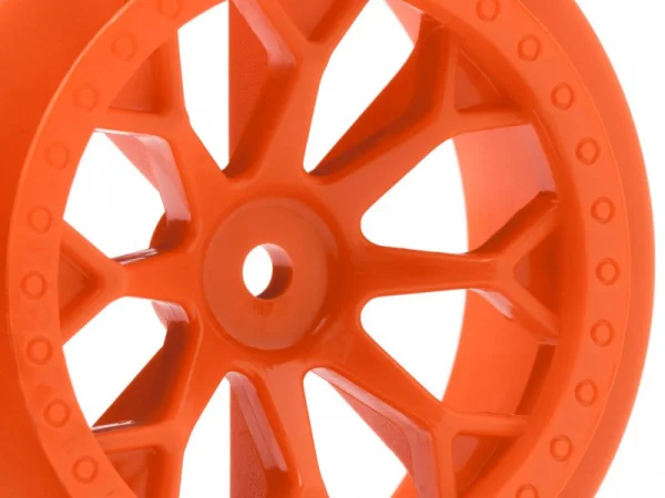 HPI 8-Shot SC Wheel (Orange/2Pcs)
