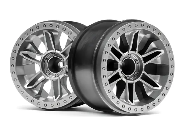HPI 6-Shot ST Wheel (Silver/2Pcs) — image 1 of 5