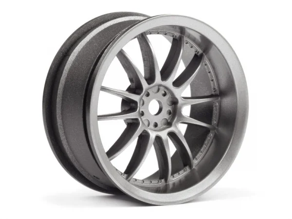 HPI Work Xsa 02C Wheel 26mm Light Gunmental (3mm/2Pcs)