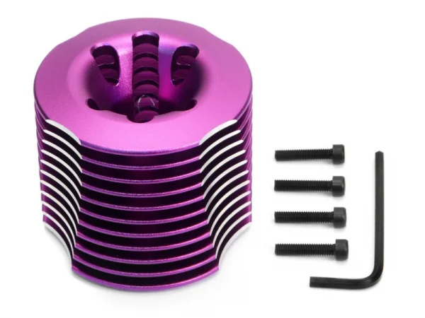 Heatsink Head (Purple) Nitro Star K4.6 Inc. Screws — image 2 of 3