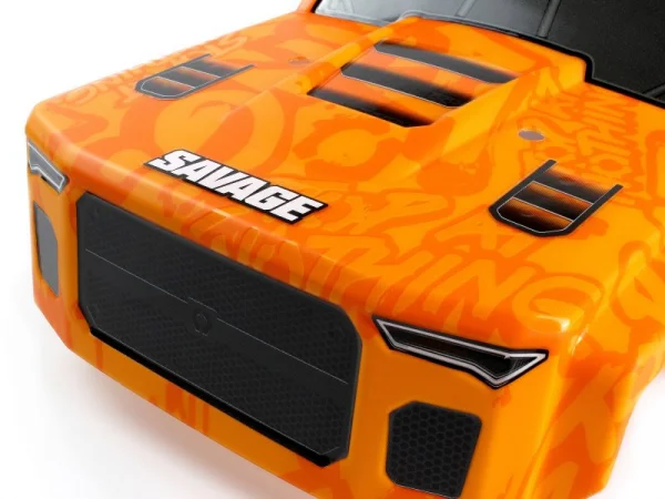 HPI GT-6 Sportcab Pre Painted Truck Bodyshell - Orange/Grey