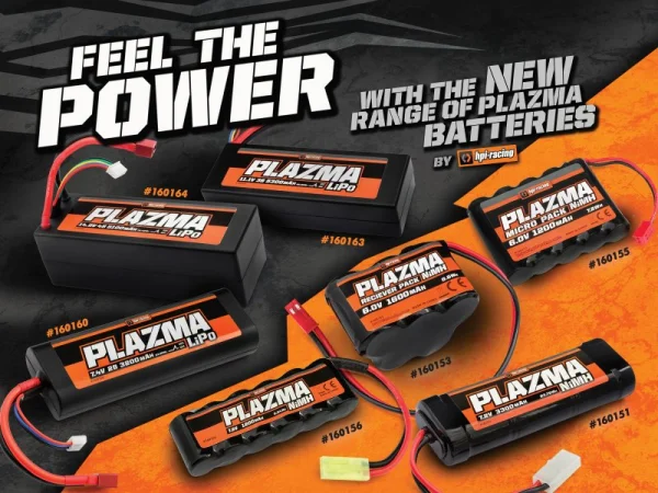 Plazma 7.2V 2000mAh NiMH Stick Battery Pack