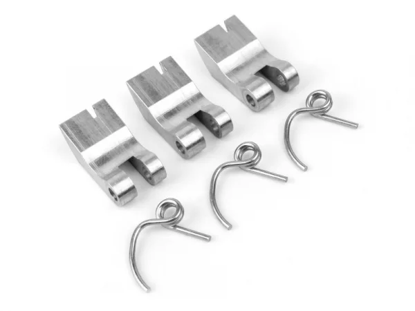 Aluminium Clutch Shoe/1.0mm Spring Set (3pcs)