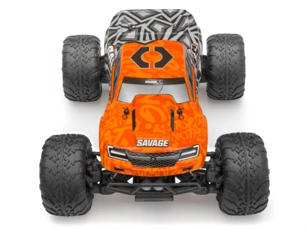 GT-2XS Painted Truck Body (Orange/Grey) — image 3 of 3