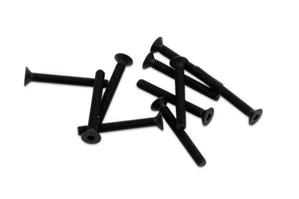 HPI Flat Head Screw M3X25mm (Hex Socket/10Pcs)