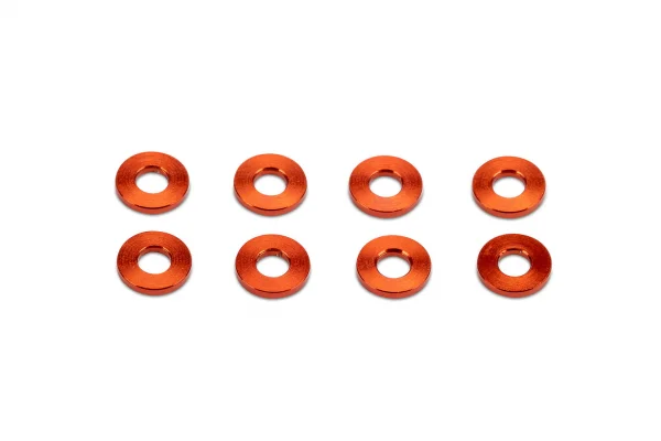 Shim 3x7x1mm (Orange/8pcs)