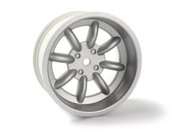 HPI FS-15 Sport 8 Spoke Wheel Silver 26mm - 6mm Offset (2)