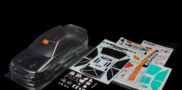 HPI Ford Escort RS Cosworth Clear Body (300mm Width) — image 3 of 3