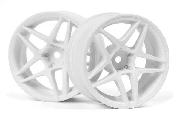 HPI Kansei Astro Wheels White 3mm Offset 26mm (2)