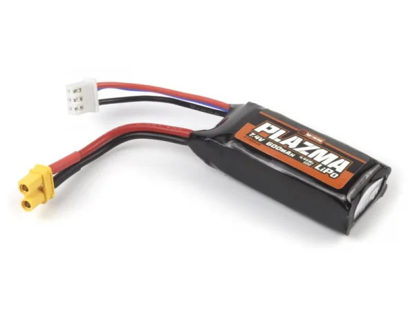 HPI Plazma 2S 7.4V 600mAh 10C LiPo Battery Pack (Venture) - XT30