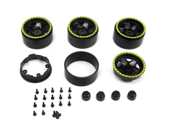 CL-5 Beadlock Wheel 1.2in (Green/4pcs)