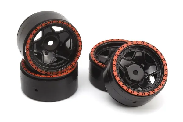 CL-5 Beadlock Wheel 1.2in (Red/4pcs) — image 1 of 2