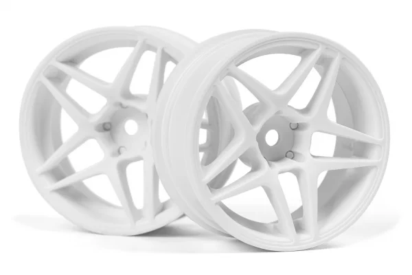 HPI Kansei Astro Wheels White 6mm Offset 26mm (2)